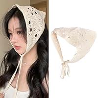 Algopix Similar Product 4 - Sisadodo Crochet Hair Bandanas Scarves