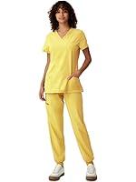 Algopix Similar Product 2 - floralhue Scrubs for Women VNeck