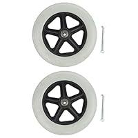 Algopix Similar Product 10 - Baosity 2 PCS 8Solid Tyre Front Caster