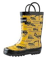 Algopix Similar Product 3 - OAKI Kids Rubber Rain Boots with