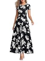 Algopix Similar Product 7 - ZABERRY Women Summer Dress Short Sleeve