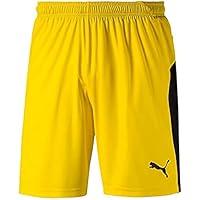 Algopix Similar Product 4 - PUMA Mens Liga Shorts Cyber Yellow