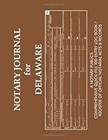 Algopix Similar Product 20 - NOTARY JOURNAL FOR DELAWARE A Notary