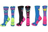 Algopix Similar Product 3 - Girls Crazy Lacrosse Socks Gift Pack