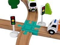 Algopix Similar Product 3 - Briocks  Crossroads for Wooden Train