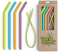 Algopix Similar Product 1 - Softy Straws Premium Reusable Silicone