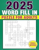 Algopix Similar Product 13 - 2025 Word Fill In Puzzle For Adults