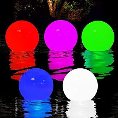 Floating Pool Lights Ball, Led Light Ball Remote Control, Led Lights  Swimming Pool Gift, Night Light Ball Lamp Glow Balls