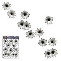 Algopix Similar Product 20 - JAS Stickers BULLET HOLES FUNNY CAR