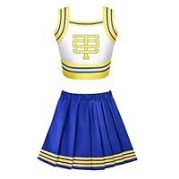 Algopix Similar Product 13 - ASAOHAO Girls Cheerleader Dress Kids