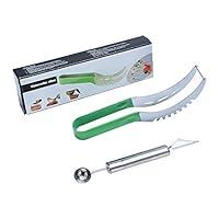 Algopix Similar Product 4 - OHYIKA Stainless Steel Watermelon Set