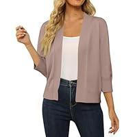 Algopix Similar Product 9 - Generic Short Sleeve Cardigan Bolero