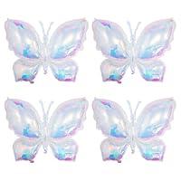 Algopix Similar Product 1 - Deermon Transparent Butterfly Party