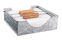 Algopix Similar Product 9 - Royalty Art Rustic Napkin Holder with