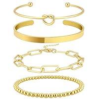 Algopix Similar Product 1 - Reoxvo Gold Bangle Bracelets for Women