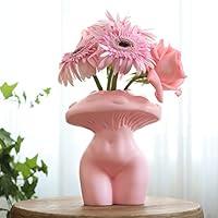 Algopix Similar Product 3 - GUGUGO Mushroom Female Body Vase for
