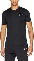 Algopix Similar Product 4 - Nike Mens Dry Miler Running Top Black