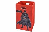 Algopix Similar Product 4 - Batman Folding Laundry Basket, Red