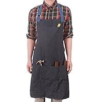 Algopix Similar Product 17 - Waxed Canvas Heavy Duty Work Apron