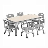 Algopix Similar Product 15 - Kids Table and Chairs Set Height