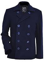 Algopix Similar Product 4 - Seibertron Mens Woolen Coat US Navy