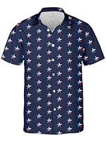 Algopix Similar Product 4 - Texas Hawaiian Shirt for Men Short