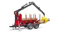 Algopix Similar Product 14 - Bruder Forestry Trailer with Crane