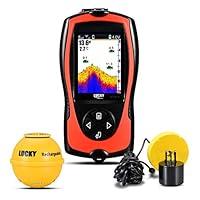 Algopix Similar Product 2 - LUCKY Wireless/Wired Sonar Fish Finder