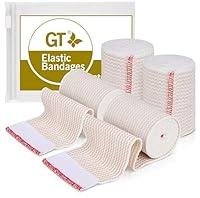 Algopix Similar Product 14 - Premium Elastic Bandage Wrap 3 4