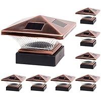 Algopix Similar Product 7 - GreenLighting 8 Pack Siena Solar Post