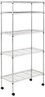 Algopix Similar Product 18 - Amazon Basics 5Shelf Shelving Unit on