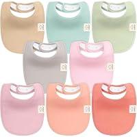 Algopix Similar Product 11 - 8Pack Organic Baby Bibs for Baby