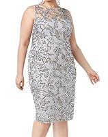 Algopix Similar Product 13 - Adrianna Papell Womens Halter Illusion