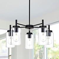 Algopix Similar Product 20 - VINLUZ 5 Light Contemporary Chandeliers