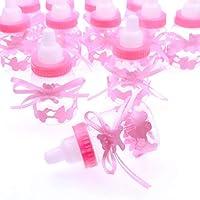 Algopix Similar Product 5 - JZK 24 x Pink Feeding Bottle Candy