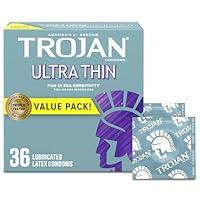 Algopix Similar Product 11 - TROJAN Ultra Thin Condoms For Ultra