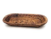 Algopix Similar Product 13 - Decorative Wood Dough Bowl Farmhouse