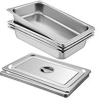 Algopix Similar Product 15 - Vevor 4 Pack Hotel Pan 37 Deep Steam