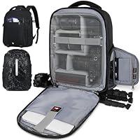 Algopix Similar Product 7 - RAINSMORE Camera Backpack Camera Bag