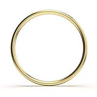 Algopix Similar Product 16 - Thin Smooth Stacking 1mm Skinny Ring in