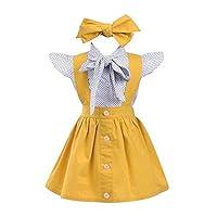 Algopix Similar Product 19 - Toddler Baby Girl Outfit Polka Dot
