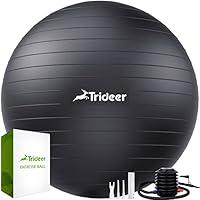 Algopix Similar Product 12 - Trideer Extra Thick Yoga Ball Exercise