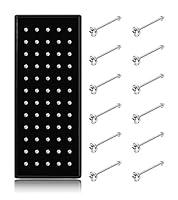 Algopix Similar Product 4 - Jstyle 22G 60 Pcs Stainless Steel Nose