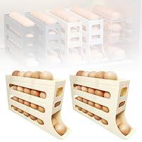 Algopix Similar Product 4 - 4 Tiers Egg Holder for Fridge 2024 New