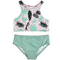 Algopix Similar Product 4 - SwimZip Girls Halter Top  Bikini