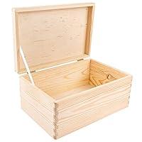 Algopix Similar Product 13 - Creative Deco Large Wooden Storage Box