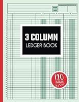 Algopix Similar Product 5 - 3 column ledger book Simple Financial