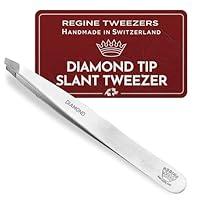 Algopix Similar Product 16 - Professional Tweezers Diamond Slant Tip