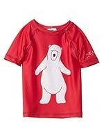 Algopix Similar Product 6 - Azul Boys Swimwear Bear Rashguard