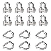 Algopix Similar Product 11 - hannger Wire Rope Cable Clip Clamps